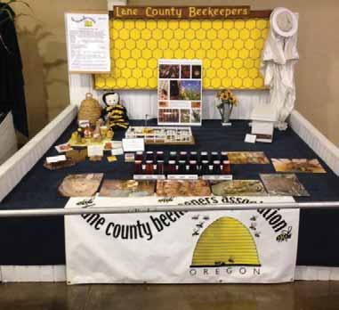 Busy Bee Sunday, July 23rd, Rita and Morris Ostrofsky, Brian McGinley and Barbara Elliott were hosts in the grange building at the Lane County Fair.