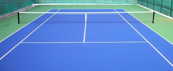6 Hard Courts. a) Porous concrete or asphalt conglomerate This type of courts are usually built due to the low maintenance and long life.