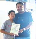 certificates for the Byte class awardees Ryan Goh Jie Rong,