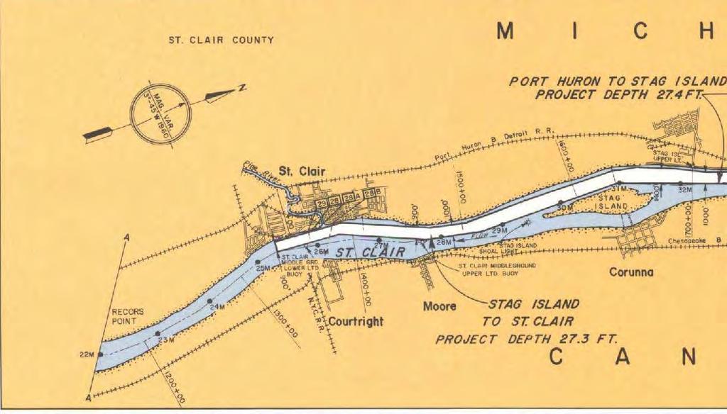 Clair Cutoff. The construction of the St.