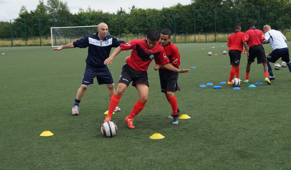 front of scouts, pro club coaches and academy personnel *Pathways to football related professions via Higher Education October and May: Open Football Trials