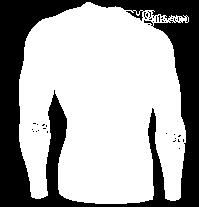 It contains multiple logo or manufacturer references on the chest and arms It would not meet