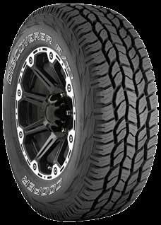 Excellent highway performance Excellent wet traction Improved treadwear and traction in rocky and gravel terrain WIDE CIRCUMFERENTIAL GROOVES Improves soft surface traction, aids in the tires'
