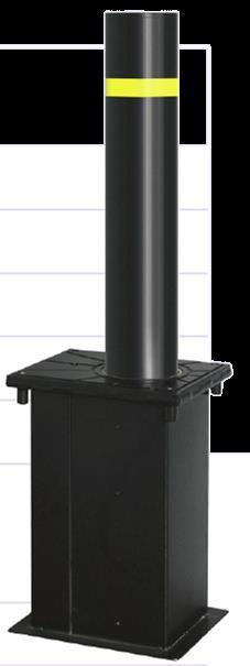 Designed and manufactured by Polite Enterprises Corporation (PEC), the automatic retractable bollard provides access