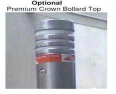 Polite Top Locking Bollards come with a top lock which uses an internal locking system that is not easily accessible without the use of power tools or the assigned key to the individual