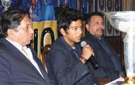 ANNUAL REP0RT 2011-12 The BCCI felicitated the winners of the ICC Under-19