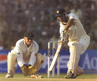 Indian cricket - Laxman during the