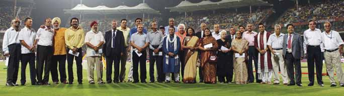 Lakhs between 1 & 9 Test matches and each who have played their last international match before 1970 The invitees - Bengaluru, 23 May G Cricketers who have played `