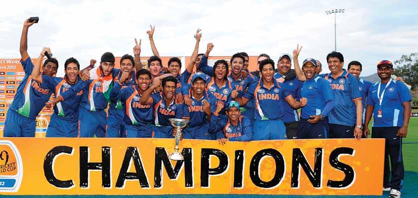 ANNUAL REP0RT 2011-12 ICC UNDER-19 CRICKET WORLD CUP India triumphed in the ICC Under-19 Cricket World Cup 2012, beating Australia, the host-nation and defending champion, in the final.