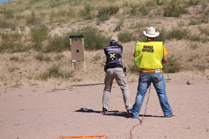 Moving Target: The Moving Target Event requires a competitor to engage a target with multiple shots from 10, 15, 20, and 25 yards.