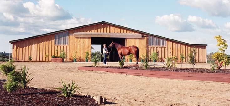 Elements of Successful Stud Design and Layout A well-designed stable complex that has good access and incorporates feed and tack rooms Words and photos: MaryAnne Leighton Gone are the days when a