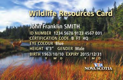 26 Wildlife Resources Card The Wildlife Resources Card (WRC) is an identification card issued to eligible persons who wish to engage in various activities licensed or authorized under the Wildlife