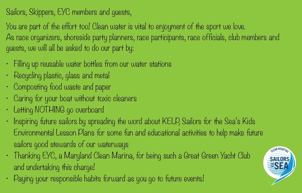 informational postcard Annapolis Green prepared a banner for the