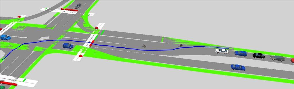 On the protected intersection that is incorporated with turbo roundabout Average delay is reduced by 32.69% for the existing volume condition. Average speed is increased by 24.