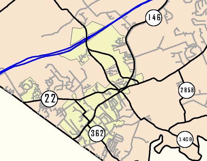 Oldham County Major Thoroughfare Plan KY 22 from Jefferson County to KY 329B Project Location Roadway: KY 22 from Jefferson County to KY 329 B Length: 3.