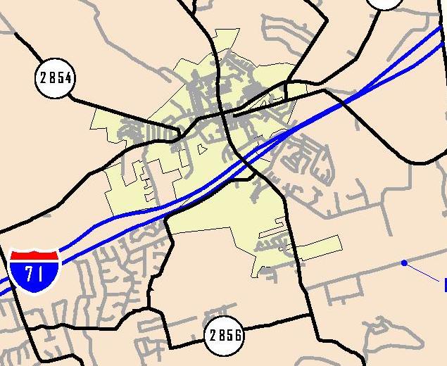 Oldham County Major Thoroughfare Plan KY 53 Access and Congestion Management Project Location Roadway: KY 53 Length: 0.