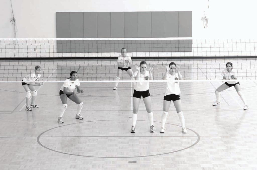PLAYING DEFENSE 135 A volleyball program can operate smoothly without a long list of rules and regulations.