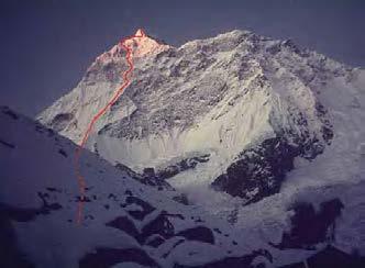S tem se je jugoslovanski alpinizem uvrstil med začetnike sodobnega himalajizma, saj se je takrat plezanje sten v Himalaji komaj začelo. 185 climbed all the time in turns.