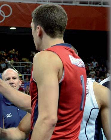 Men to a silver medal at the 2012 FIVB