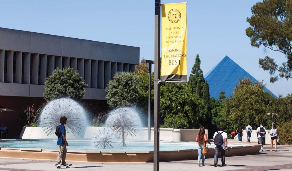 WELCOME TO THE BEACH OUR CAMPUS LONG BEACH STATE UNIVERSITY Long Beach State has been consistently ranked among the 50 best-value public colleges by the Princeton Review.