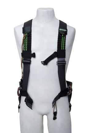 around your neck. The harness will slip up if you fall as shown in figure 2.