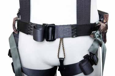 Use of the Suspension Relief Strap Suspension trauma or blood pooling can occur when suspended motionless in a harness for periods of time. This can lead to unconsciousness and death.