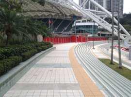 On entering the Stadium, turn LEFT and proceed up the Eastern Ramp leading to the Upper Levels.