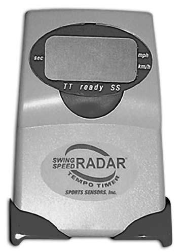 USING THE SWING SPEED RADAR with TEMPO TIMER Description Figure 1 depicts the front view of the SSRTT.
