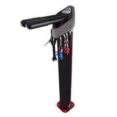 DELUXE REPAIR STAND PUBLIC WORK STAND BIKE WHEEL CHOCK Tools secured by retractable braided stainless steel cables Large area for custom branding/signage Designed to directly interface with Public