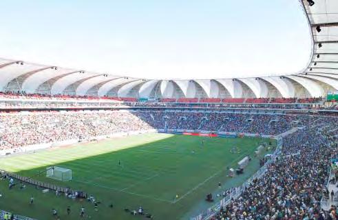 HOST CITIES Profiles NELSON MANDELA BAY/ PORT ELIZABETH NELSON MANDELA BAY stadium Location: North End, north of Nelson Mandela Bay/Port Elizabeth CBD Capacity: 45 071 (45 940 permanent) Owner: