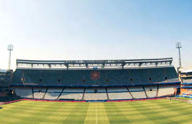 recently hosted its first Bafana Bafana international, against Japan TSHWANE/PRETORIA South Africa s oldest stadium, Loftus Versfeld saw the addition of a new roof over the east stand, relayed pitch