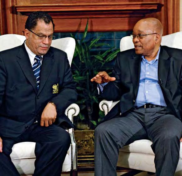 SOUTH AFRICAN PRESIDENT INSIGHT Jacob Zuma SOUTH AFRICA HAS ARRIVED With the infrastructure in place and the 32 teams for the 2010 FIFA World Cup known, the CEO of the Organising Committee, Dr Danny