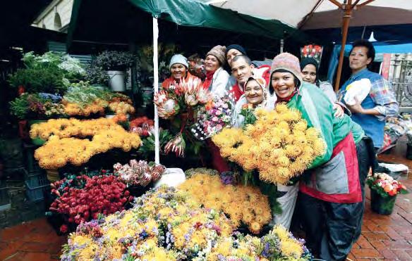 (flower seller in the CBD): Thinking outside the box.