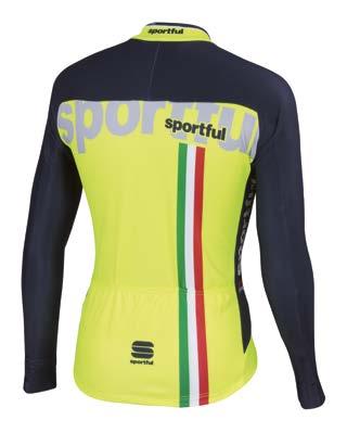 BODYFIT PRO THERMAL JERSEY Thermodrytex Plus on shoulders and sleeves for stretch and aerodynamics.