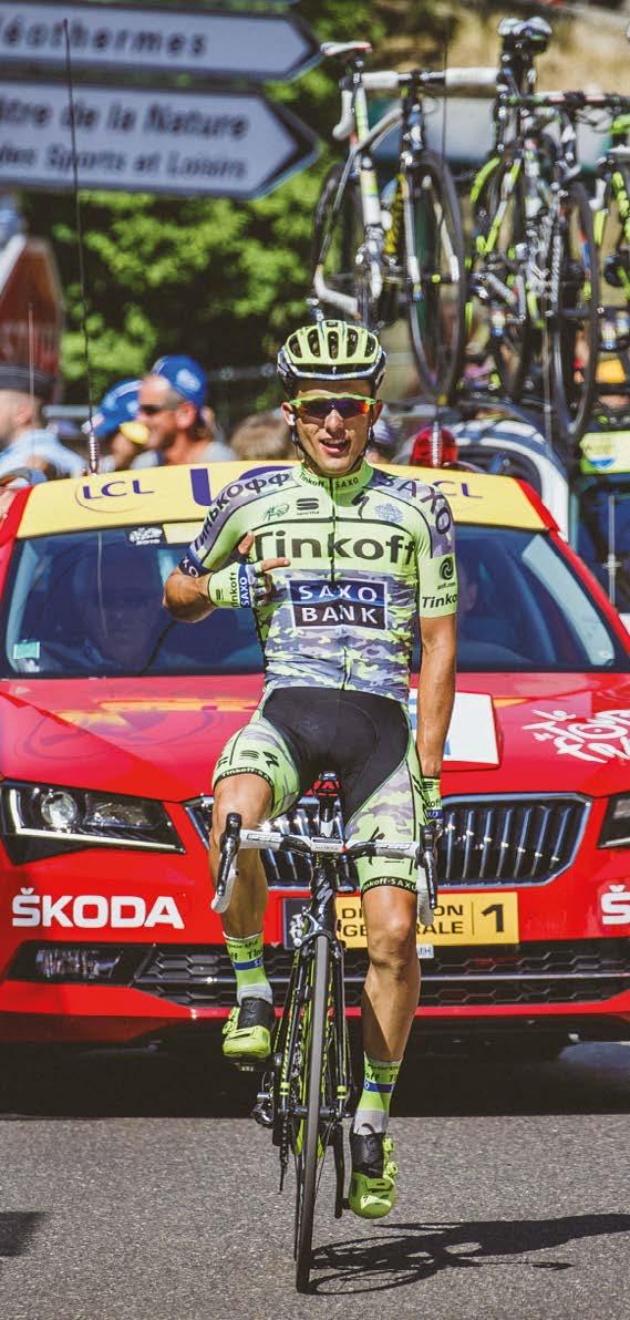 We developed this jersey for the riders of Tinkoff Saxo for racing in the heat and