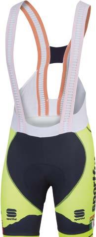 220 gm Lycra for excellent support Lay Flat bib with ventilation 4 needle flat
