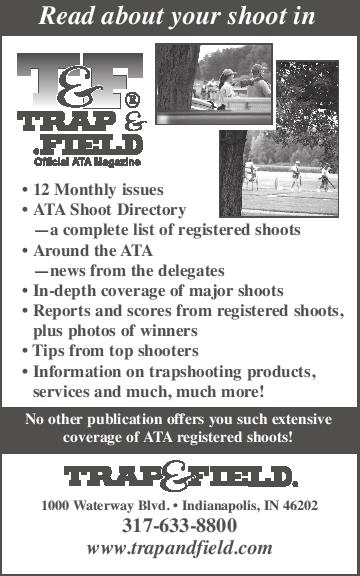 The Tennessee State Trapshooting Association Welcomes You to the Southern Zone Tournament Please try and join us for the Tennessee State Shoot June 16, 17, 18, 19, 2011 A.I.M.