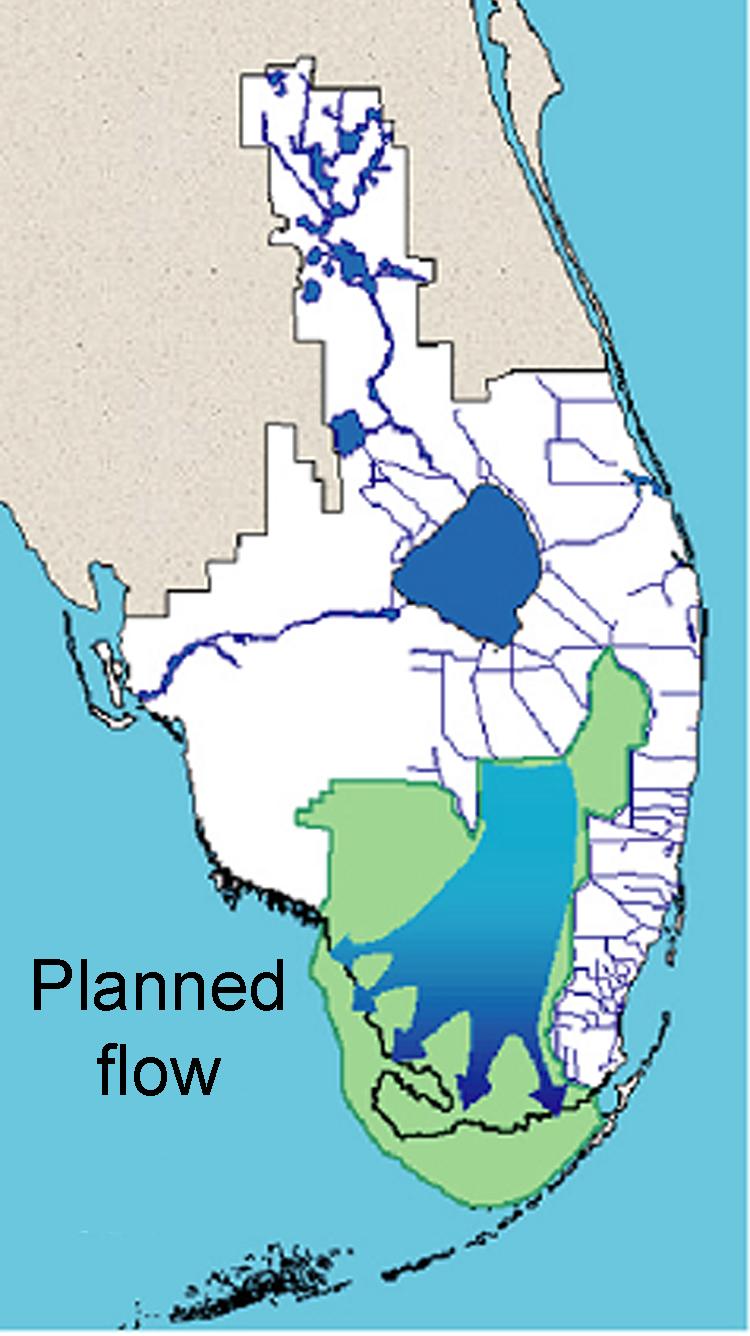 Historical and planned changes in the south Florida ecosystem 4 saltwater intrusion into our drinking water supplies; and other detrimental impacts on the KOE watershed and south Florida ecosystem.