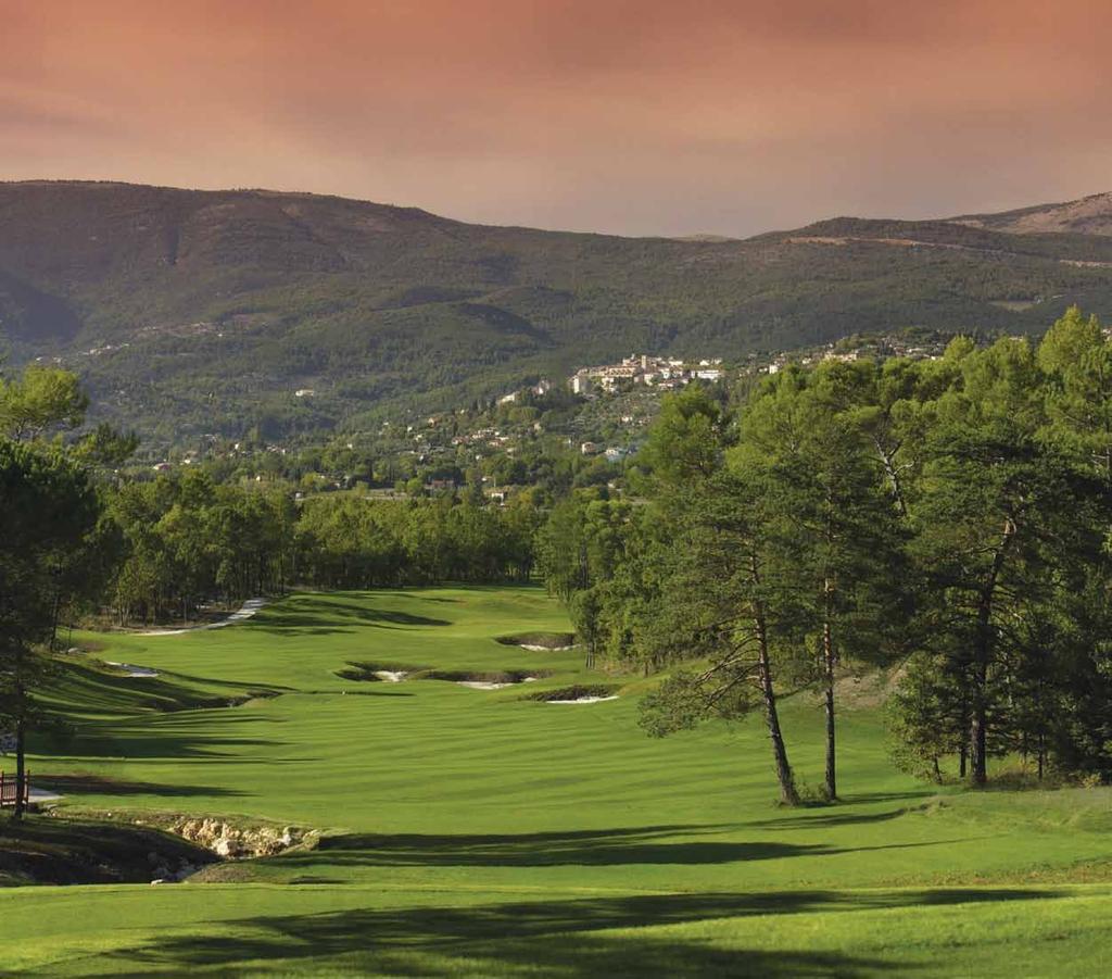 riviera 2018 Golf de Terre Blanche SUN-SOAKED BEACHES, SPARKLING marinas and glamorous people are just some of the charms of the French Riviera that unfold before us as we visit Nice, Cannes, Monte