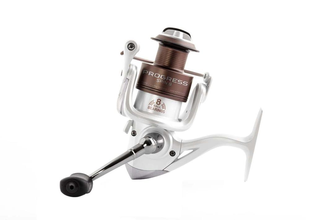 0 SPINNING REEL PROGRES SERIES The reels of this series are characterized by high quality, reliability and functionality.