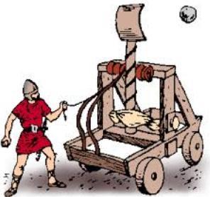 STEM: Catapult Challenge History of Catapults: Catapults have been integral to siege warfare since antiquity. Ancient Catapults were one of the most effective weapons in siege warfare.