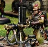 50 Gatling Guns used by the Federal Infantry s Heavy Machine Gun Teams. This impressively elaborate model perfectly suits the look and feel of the Federal Infantry.