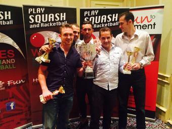 To mark their achievements, all teams were honoured at the 19th annual Wales Squash and Racketball Awards, held at the Angel Hotel in Cardiff on July 18.