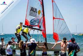 Also, the mixed multihull class being changed from the SL16 to the Nacra 15. We began our journey with a strong sense of Aussie pride and carried our larrikin spirit throughout the whole competition.