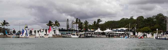 MANLY SUMMER OF SAILING December 2017 / January 2018 This coming summer season, the Royal Queensland Yacht Squadron (RQYS) will host or co-host seven major national sailing events involving more than
