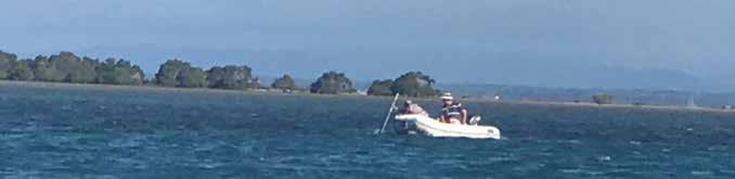 Peel Island Trip Report Cruise Captains: Peter & Sally Weiss, Sajesar Six boats with a total of 13 people attended this cruise.
