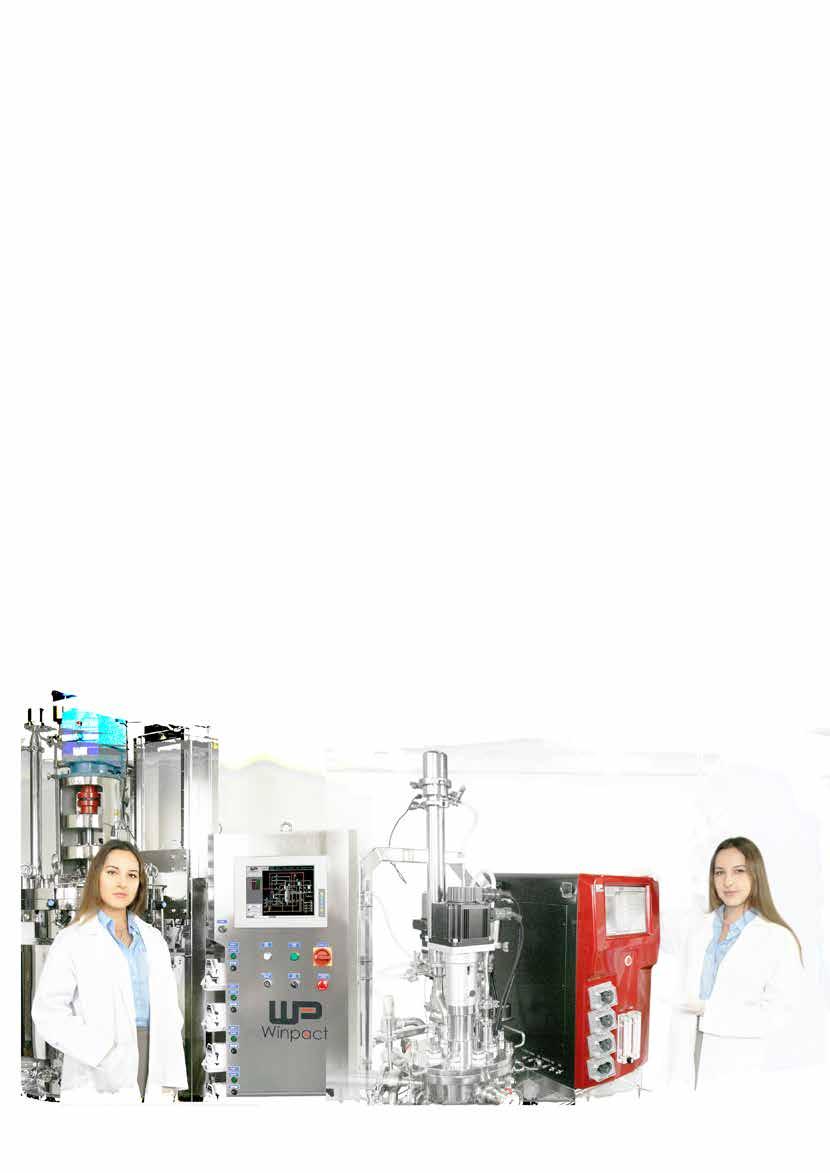 SIP Fermentation Systems (Pilot & Production) Agitation Air supply and exhaust * Manual or automatic control of agitation speed * 15-step program to change speed, or use DO cascade control Gas supply