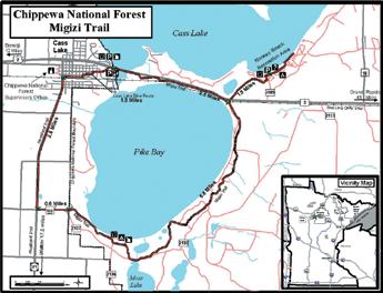 Biking & Hiking There is no better way to see the Chippewa National Forest than on a trail.