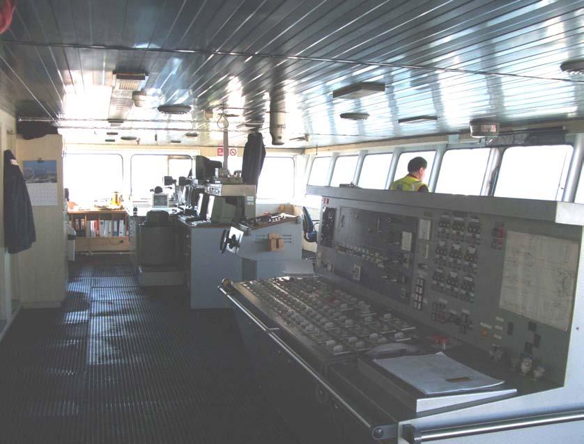 Figure 12 View of wheelhouse from