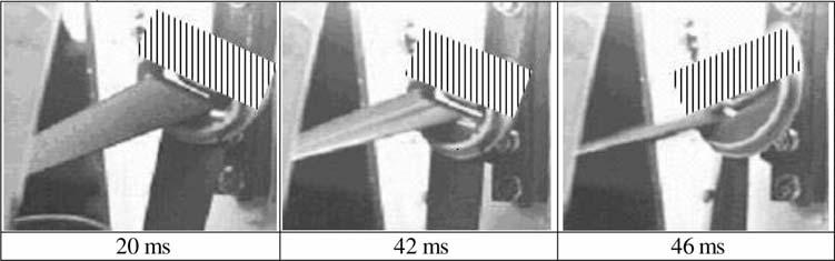 Innovative test method for seat belt D-ring 89 ring (Pedrazzi and Schaub, 2000, 2001) as shown in Figure 2, where the D-ring has been masked on purpose, for confidentiality reasons.